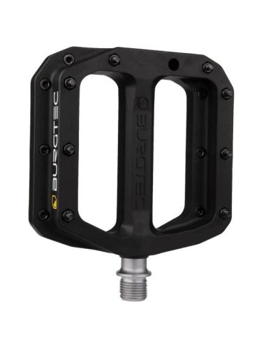 PEDALS BURGTEC COMPOSITE FLAT MK4 STEEL AXLE BLACK 376 GR