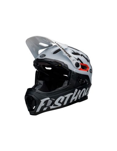 Casco integral BELL BS SUPER DH SPHERICAL BLACK WHITE FASTHOUSE