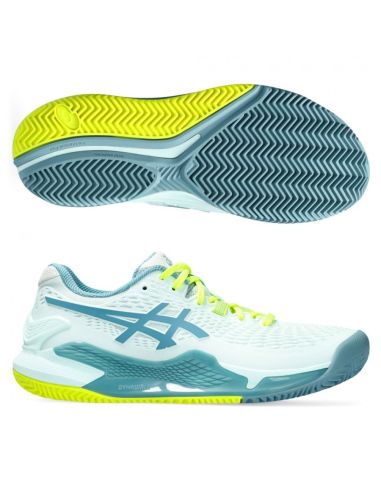 Zapatillas ASICS Gel Resolution 9 Clay Soothing Sea Gris