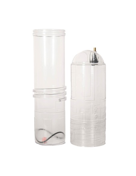 TUBOX4 CRYSTAL + bomba de aluminio manométrica