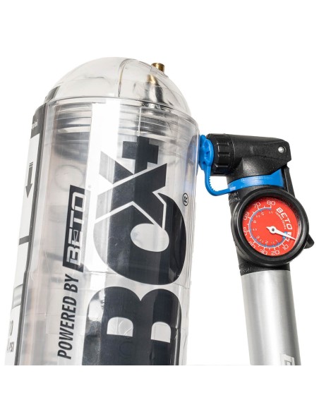 TUBOX4 CRYSTAL + bomba de aluminio manométrica