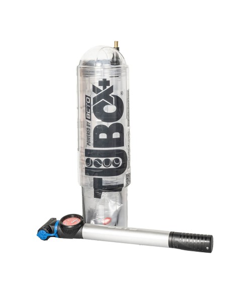 TUBOX4 CRYSTAL + bomba de aluminio manométrica