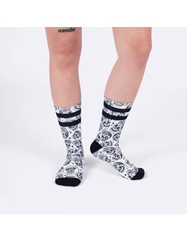 Calcetines American Socks Skater Skull 22 - Mid High - S/M