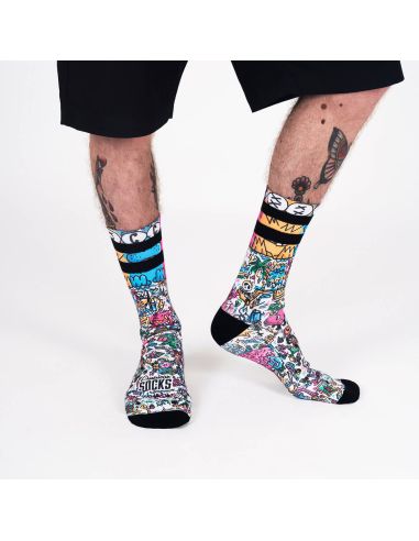 Calcetines American Socks Doodle - Mid High - S/M