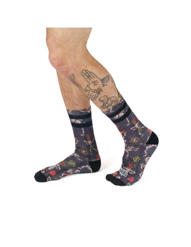 Calcetines American Socks Dancing Skeletons - Mid High - L/XL
