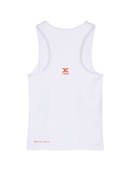 CAMISETA TIRANTES NOX MUJER TEAM FIT WHITE