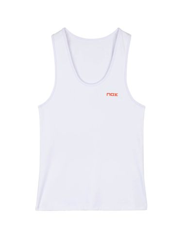 CAMISETA TIRANTES NOX MUJER TEAM FIT WHITE