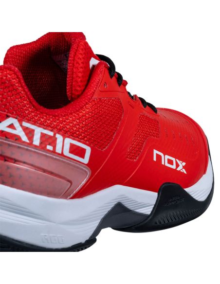 CALZADO NOX AT10 FIERY RED/BLACK