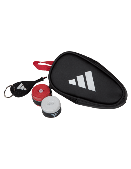 MONEDERO ADIDAS BLACK/RED 3.4