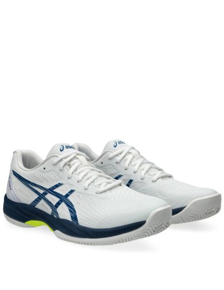 Zapatillas de pádel ASICS Gel Game 9 Clay Blanco Azul 2024
