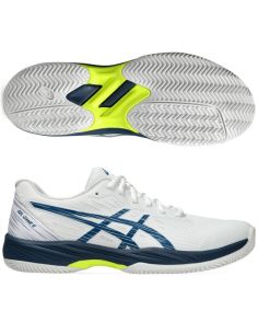 ASICS Gel Game 9 Clay Blanco Azul 2024 - Zapatillas de Pádel 2