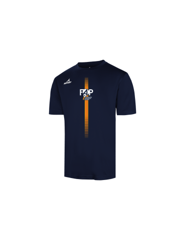 Camiseta manga corta modelo cup en azul marino.