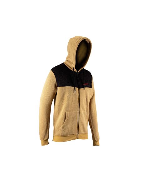 Sudadera capucha zip Tech Marrón nan Leatt