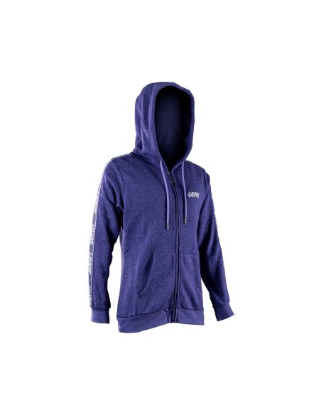 Sudadera capucha zip Tech WN Azul nan Leatt