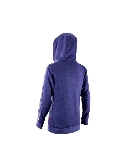 Sudadera capucha zip Tech WN Azul nan Leatt